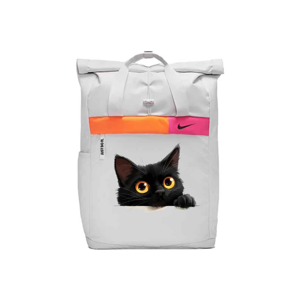 

Nike Тканевый рюкзак Regular Unisex светло-серебристый, Black Cat