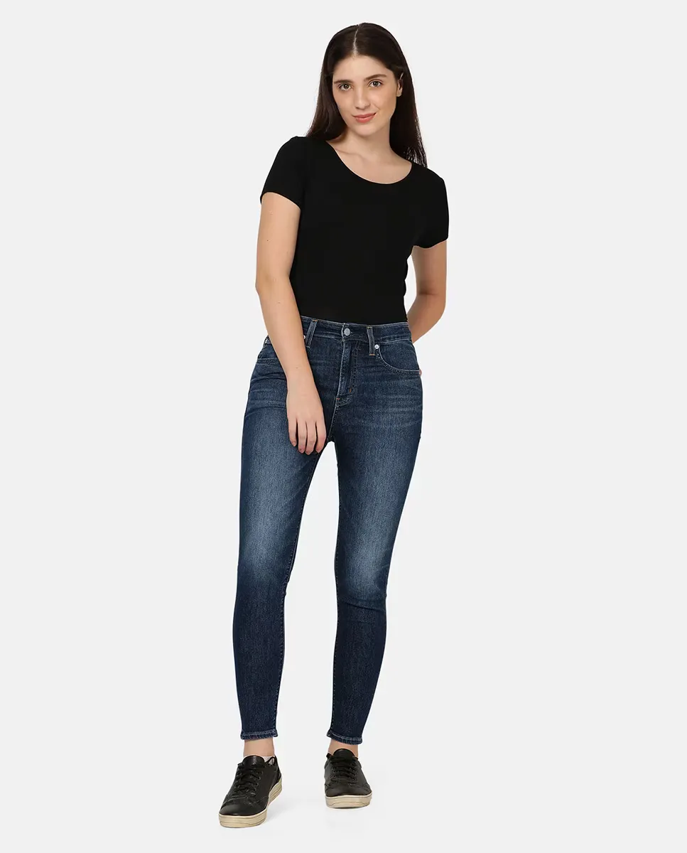 

Женские джинсы скинни 721 с высокой посадкой Levi's, темно-синий