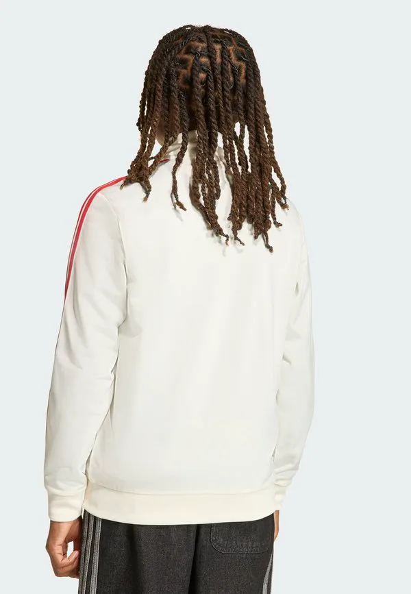 Спортивная куртка firebird с тренировочным ремнем Adidas Originals, Cream White Better Scarlet — фото 2