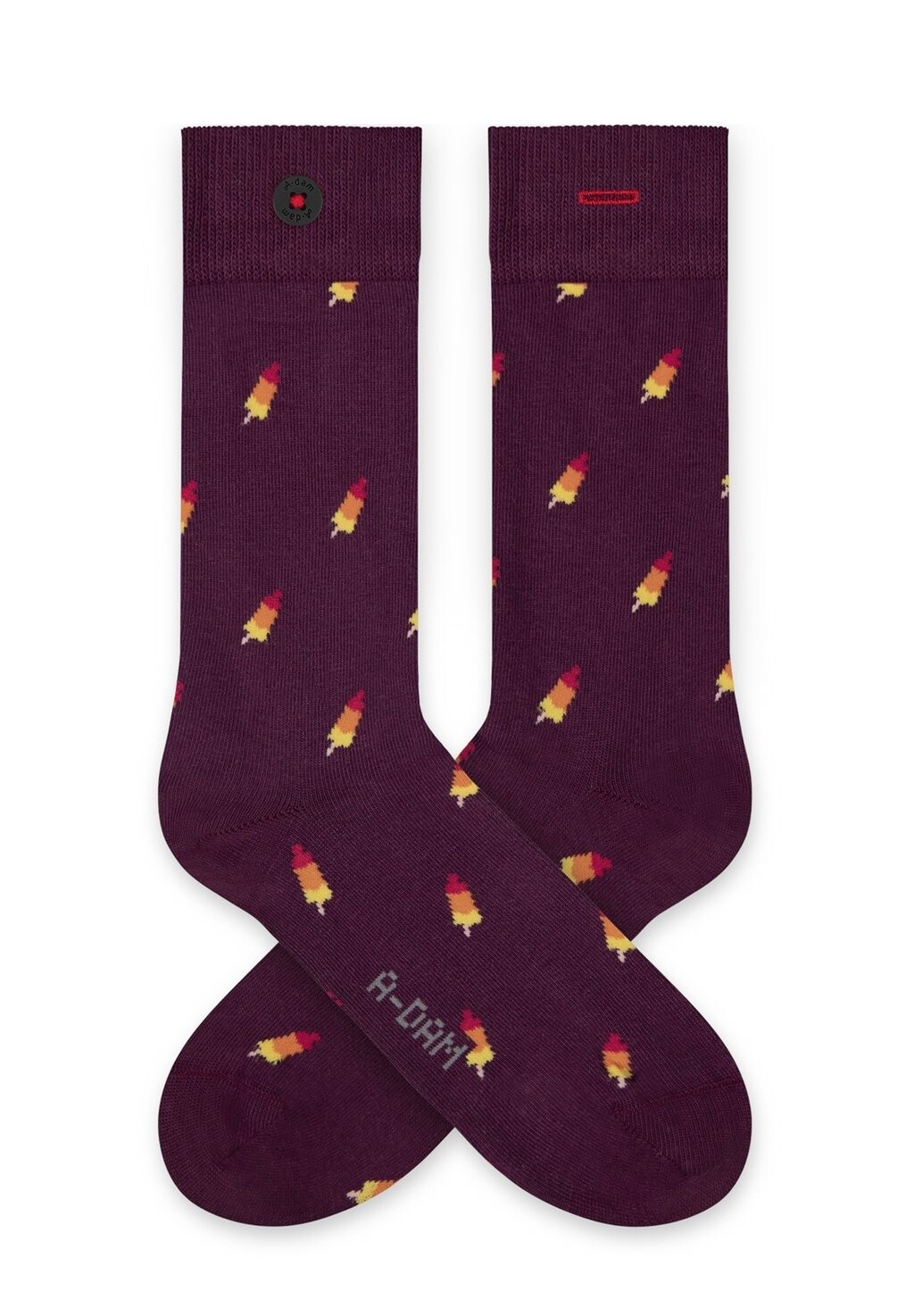 

Носки BURGUNDYROCKETS A-dam, бордовый