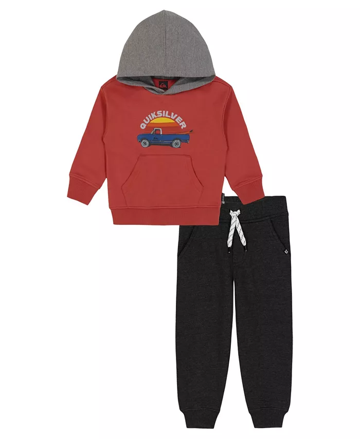 

Мальчиковый комплект 2T-7 из худи и джоггеров Quiksilver, мультиколор