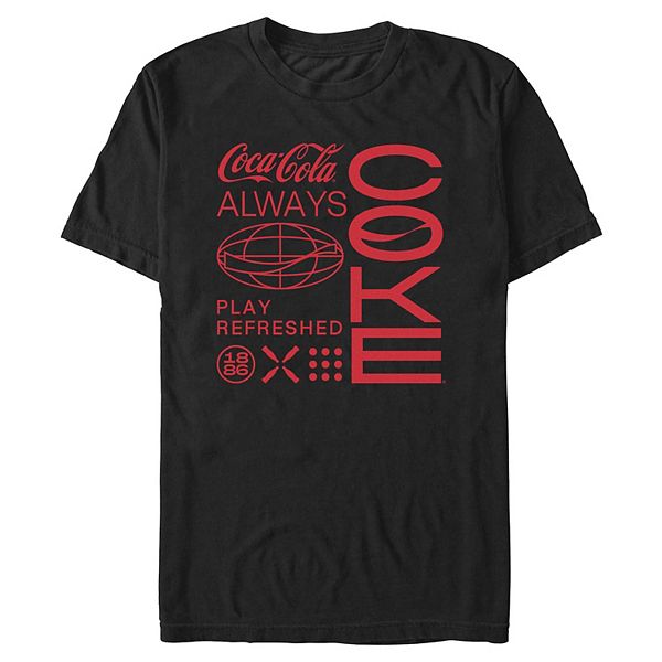 

Футболка с принтом Coca-Cola Always Play Refreshed Licensed Character