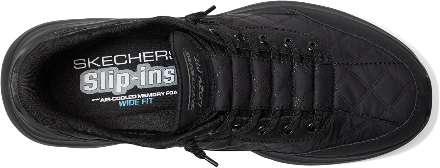Мужские обувь Skechers Contour Foam с удобной посадкой и легким надеванием, черный — фото 3