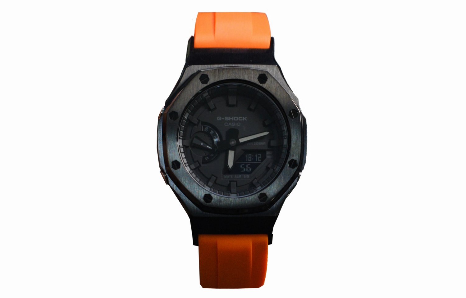 

Мужские часы CASIO Liquid Crystal/Analog Dual Display Series 44 мм черные