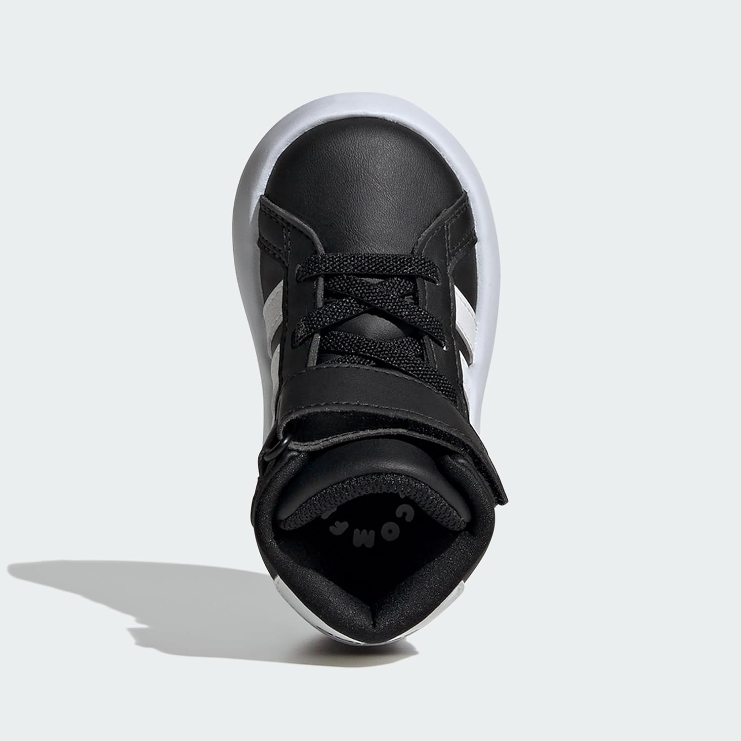 Детские кроссовки adidas Grand Court Mid Top унисекс, белый/черный — фото 4