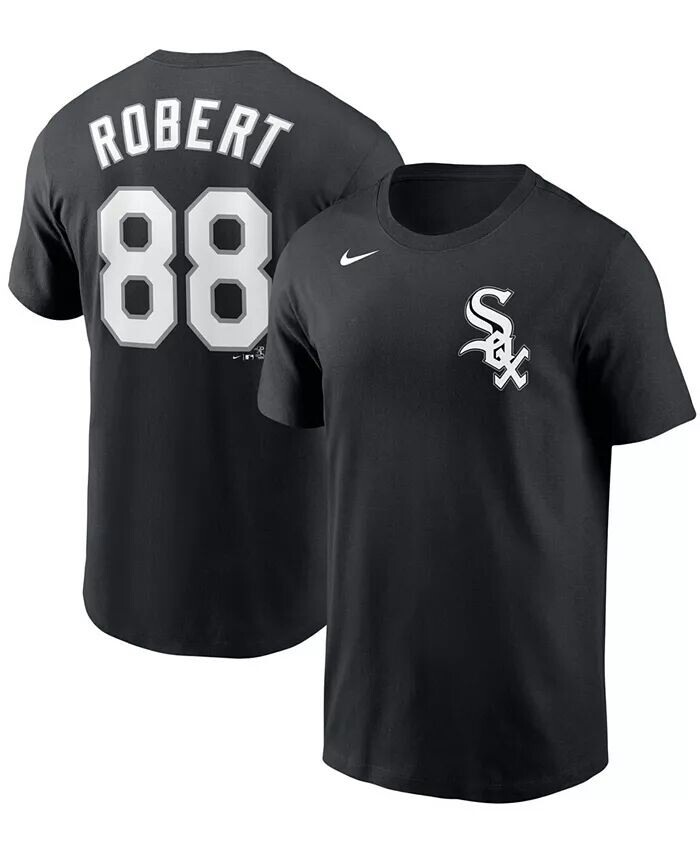 

Мужская футболка с именем и номером Luis Robert Black Chicago White Sox Nike
