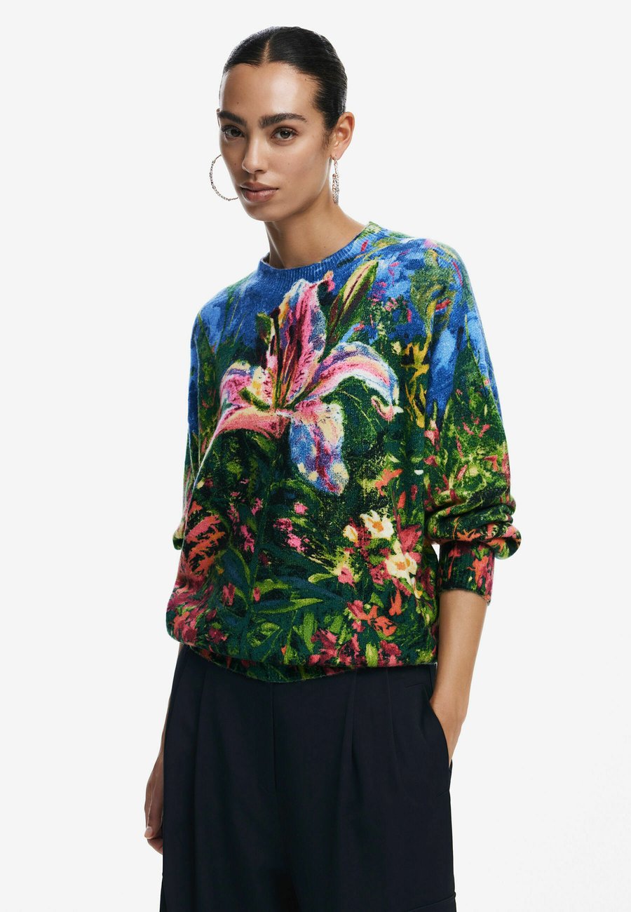 

Джемпер Desigual Jumper, Material Finishes/Multi-Coloured