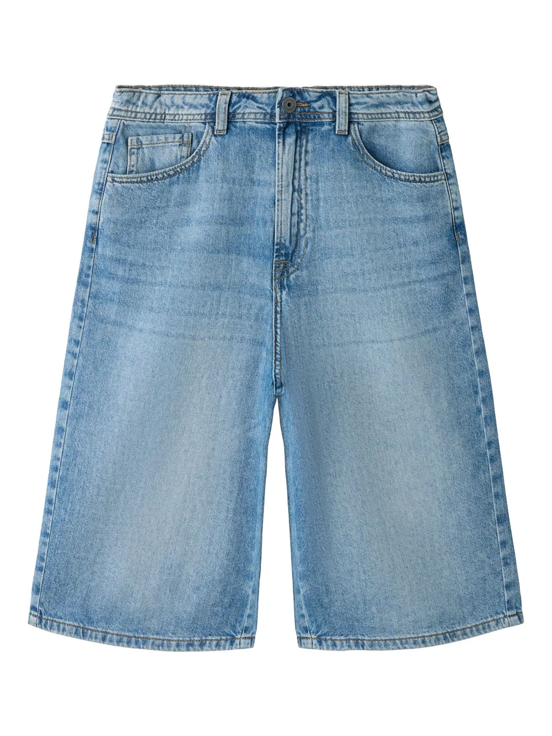 Шорты джинсовые, Medium Blue Denim, TWO SOON