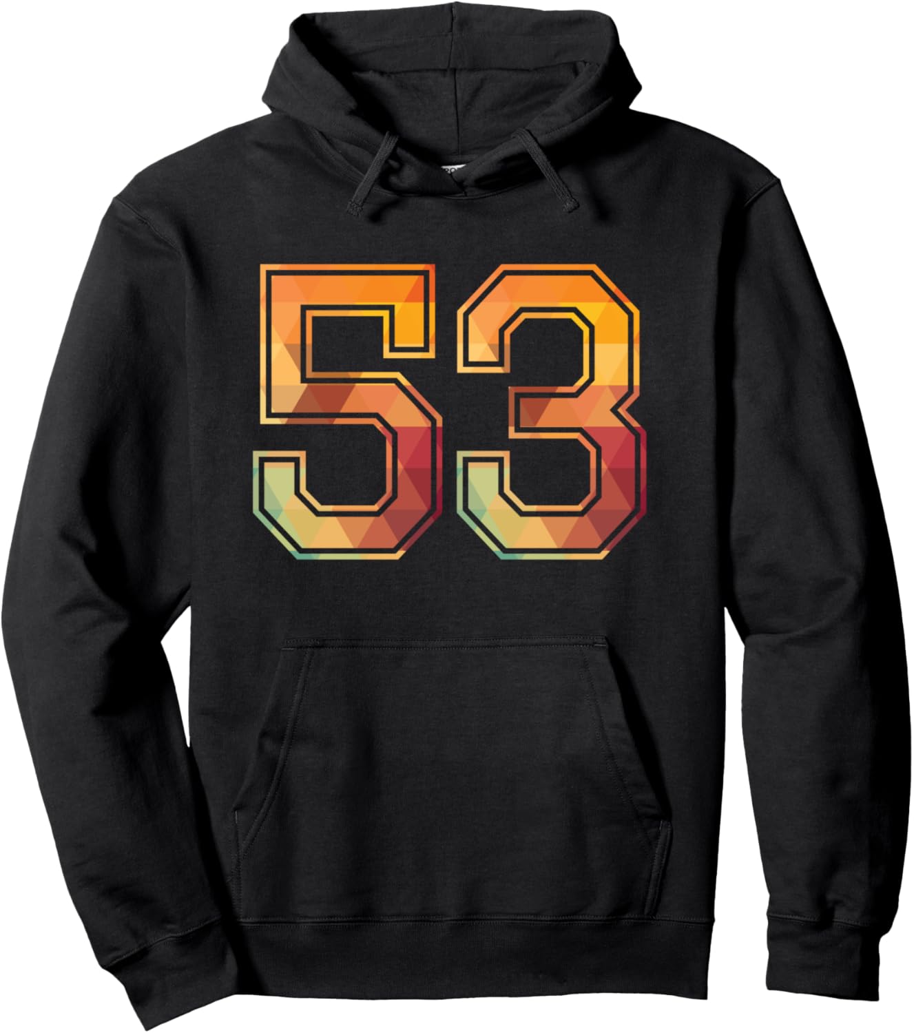 

53 Счастливое число 53 Спортивная команда 53-летие Худи, черный Shirtbooth: Gluckszahlen