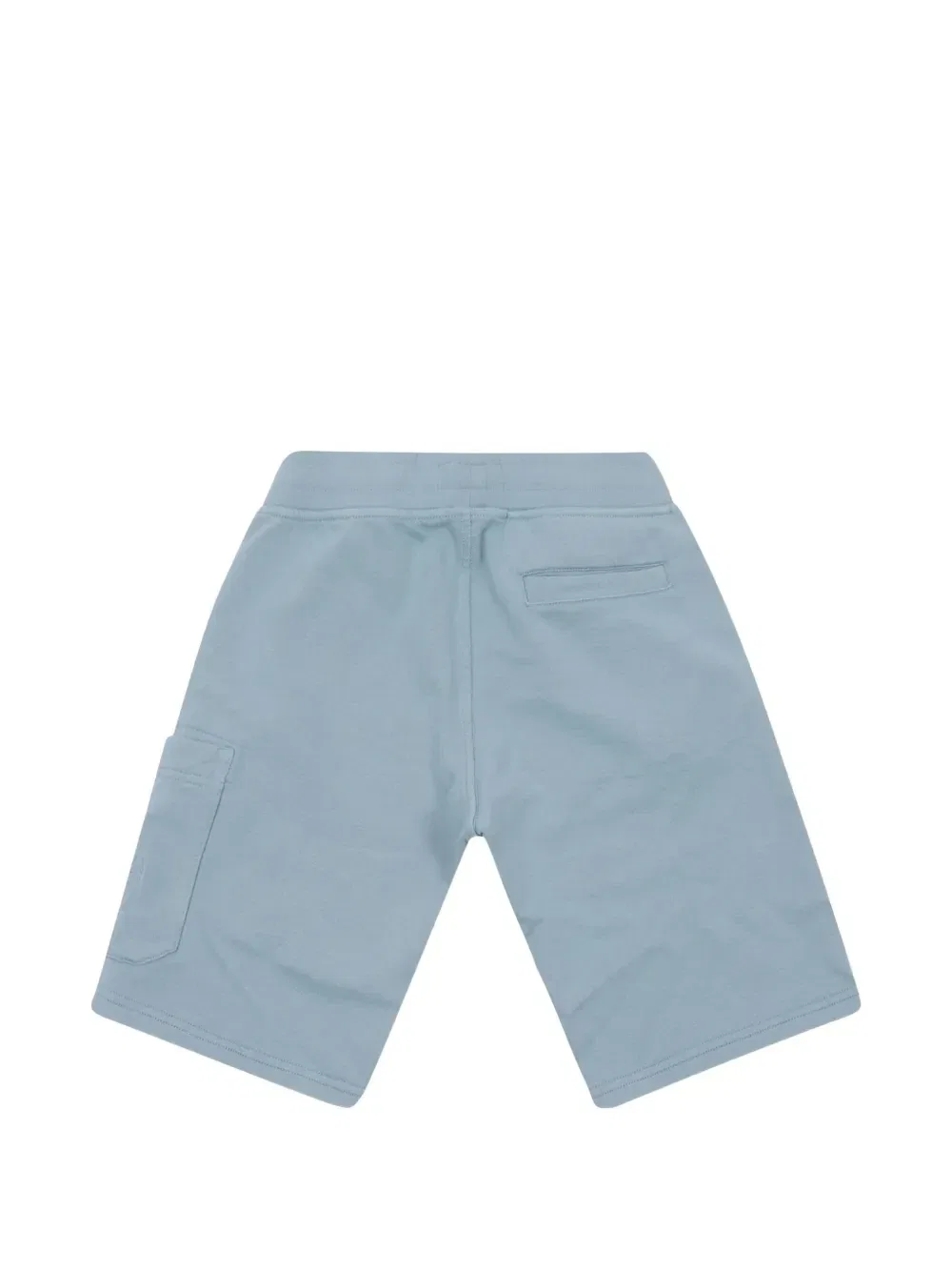 Джоггеры-шорты с вышивкой в виде компаса Stone Island Junior, синий — фото 2
