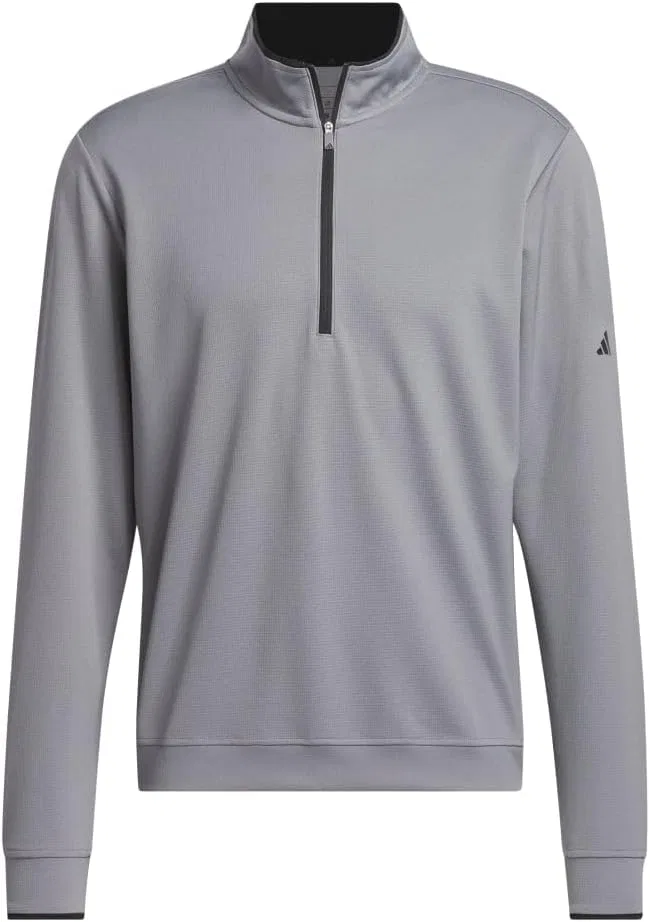 Мужская легкая толстовка Adidas Core с застежкой-молнией до половины длины, Grey Three