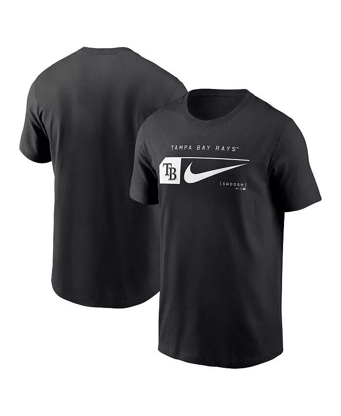 

Мужская черная футболка Tampa Bay Rays Fashion Graphic Swoosh Nike