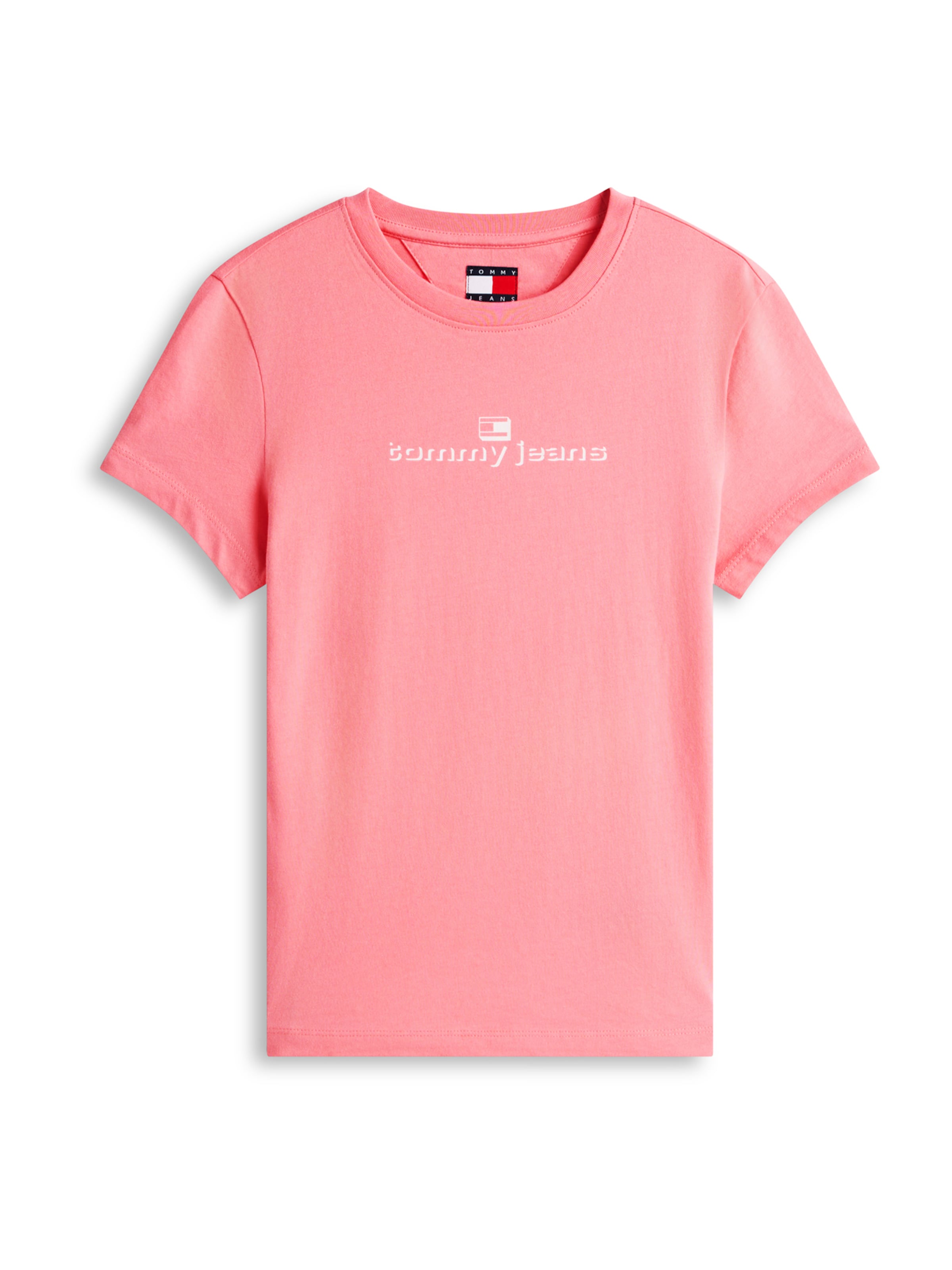 

Tommy Jeans Футболка 'ESS' в цвете Pitaya