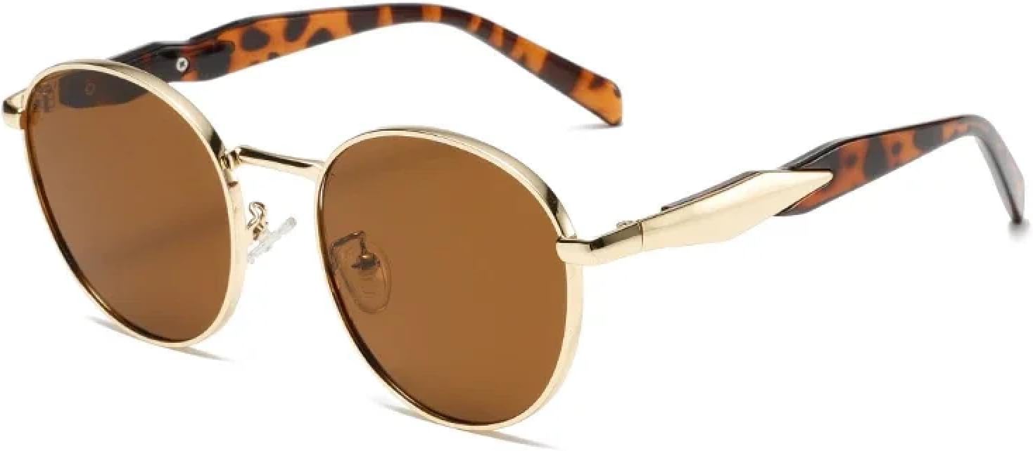 

Солнцезащитные очки с защитой от УФ-излучения UV400 | Безободковые градиентные линзы | Яркие цветные линзы для занятий спортом на открытом воздухе и вождения DSVIGF, Golden-brown