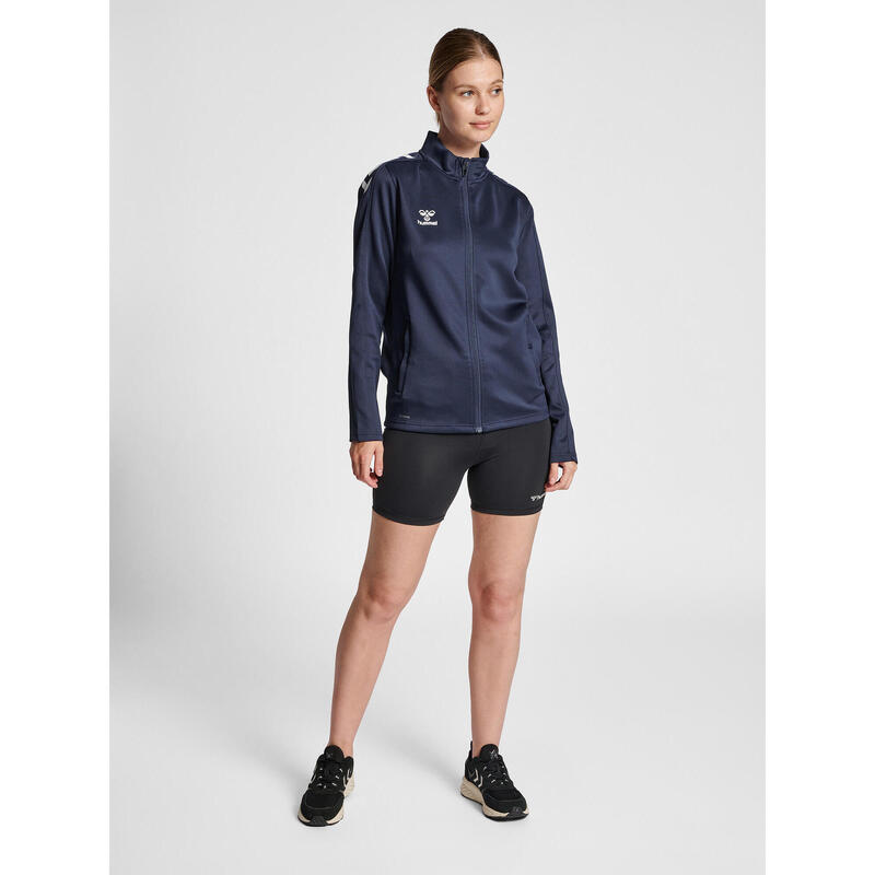 

Женская спортивная толстовка Hummel, цвет türkis/navyblau/navyblau