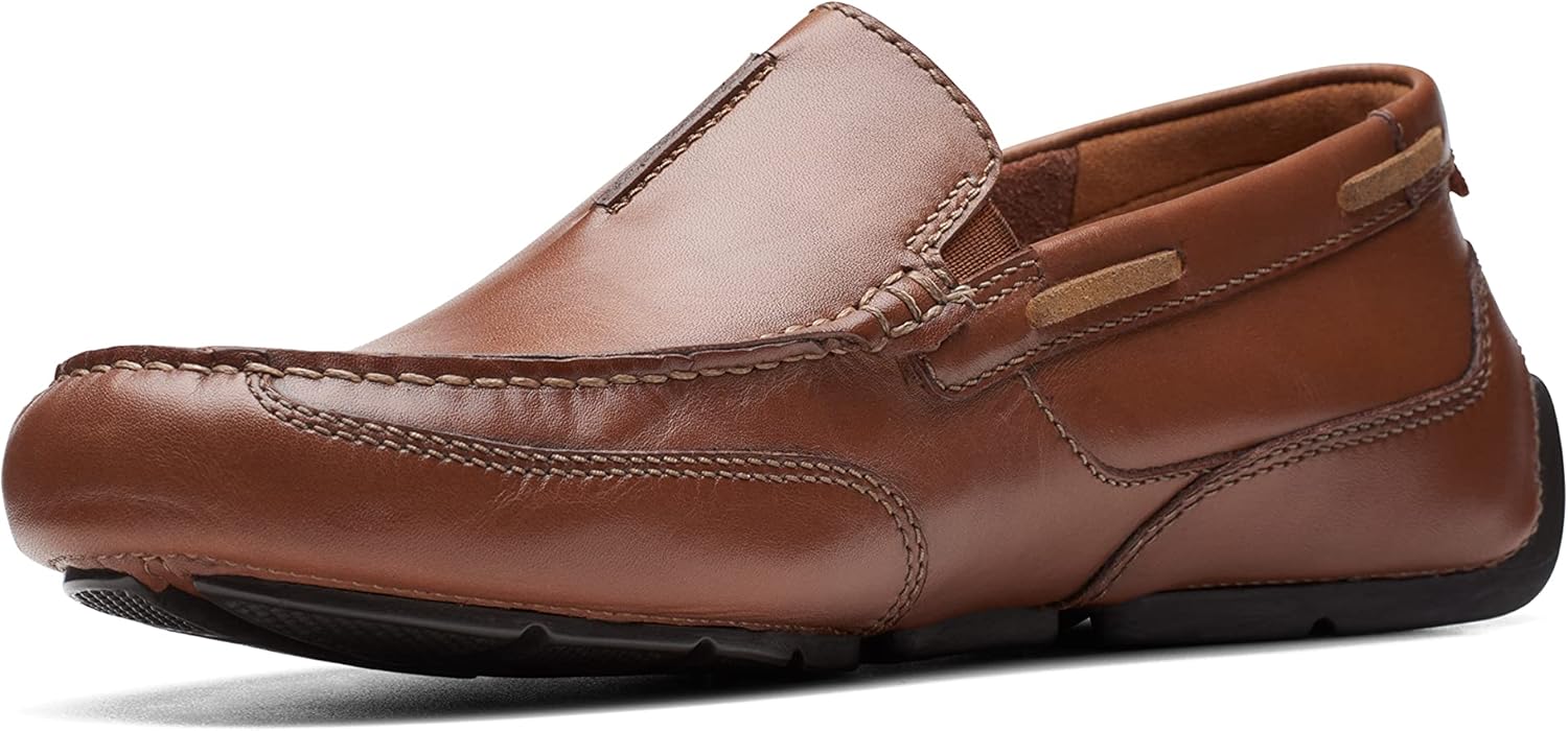 Мужские лоферы Clarks Markman с швом по центру, темно-коричневый — фото 4