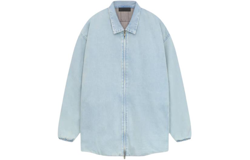 

Футболка с принтом Fear Of God Essentials, джинсовая в светлой стирке, Серый, Футболка с принтом Fear Of God Essentials, джинсовая в светлой стирке