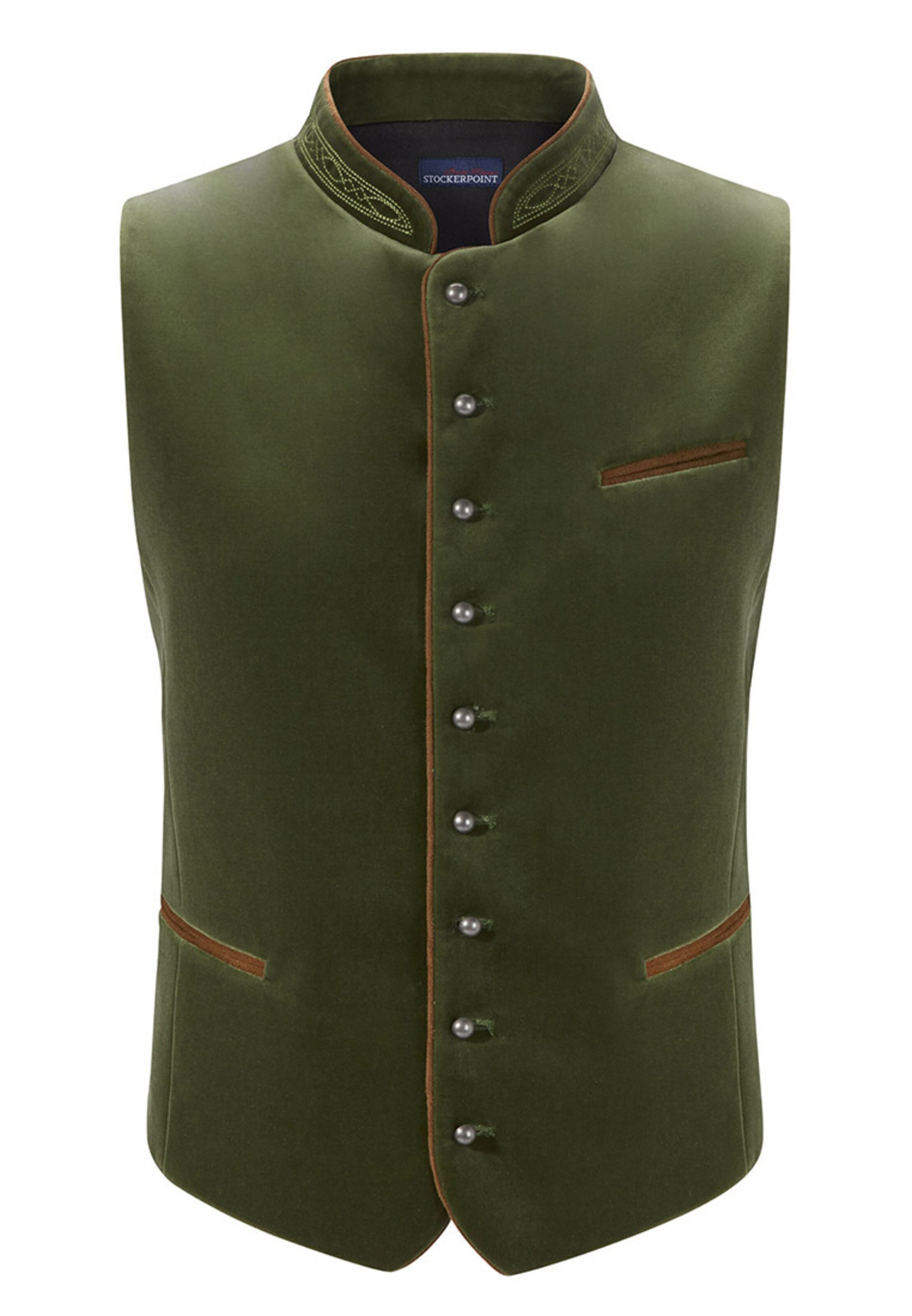 

STOCKERPOINT Традиционный жилет 'Ricardo' в зеленом цвете