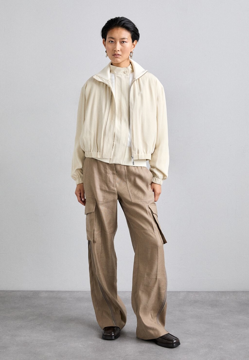 

Куртка-бомбер Helmut Lang, бежевый
