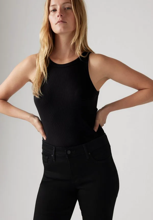 312 формообразующие узкие джинсы облегающего кроя Levi'S, Soft Black — фото 3