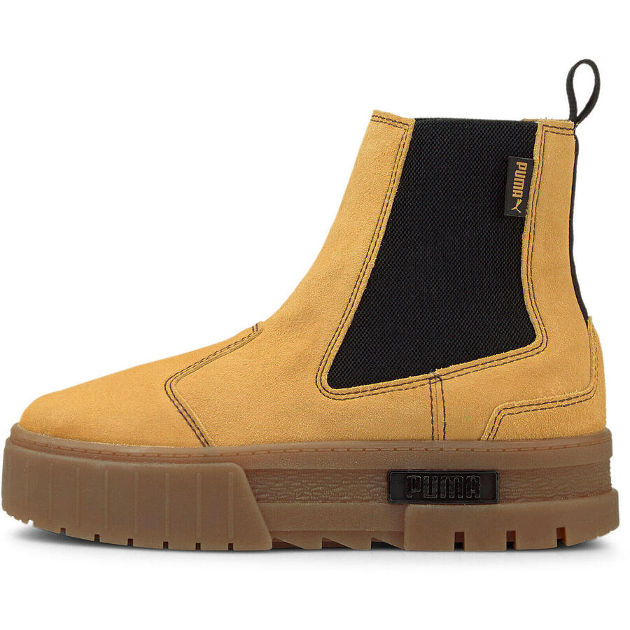 Ботинки Puma Mayze Chelsea Suede, коричневые, женские