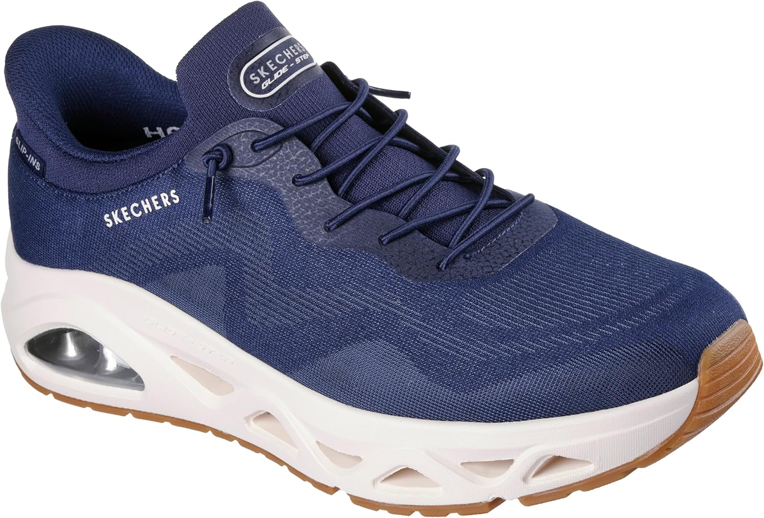 

Мужские кроссовки Skechers Uno Glide-Step Gliders Sketch-air без шнурков, темно-синий