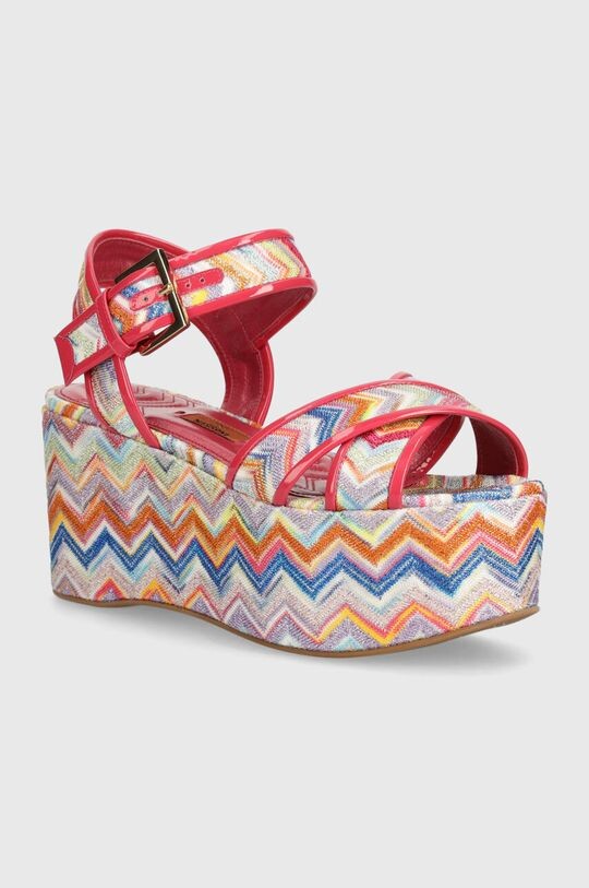 Босоножки Julia на танкетке Missoni, мультиколор