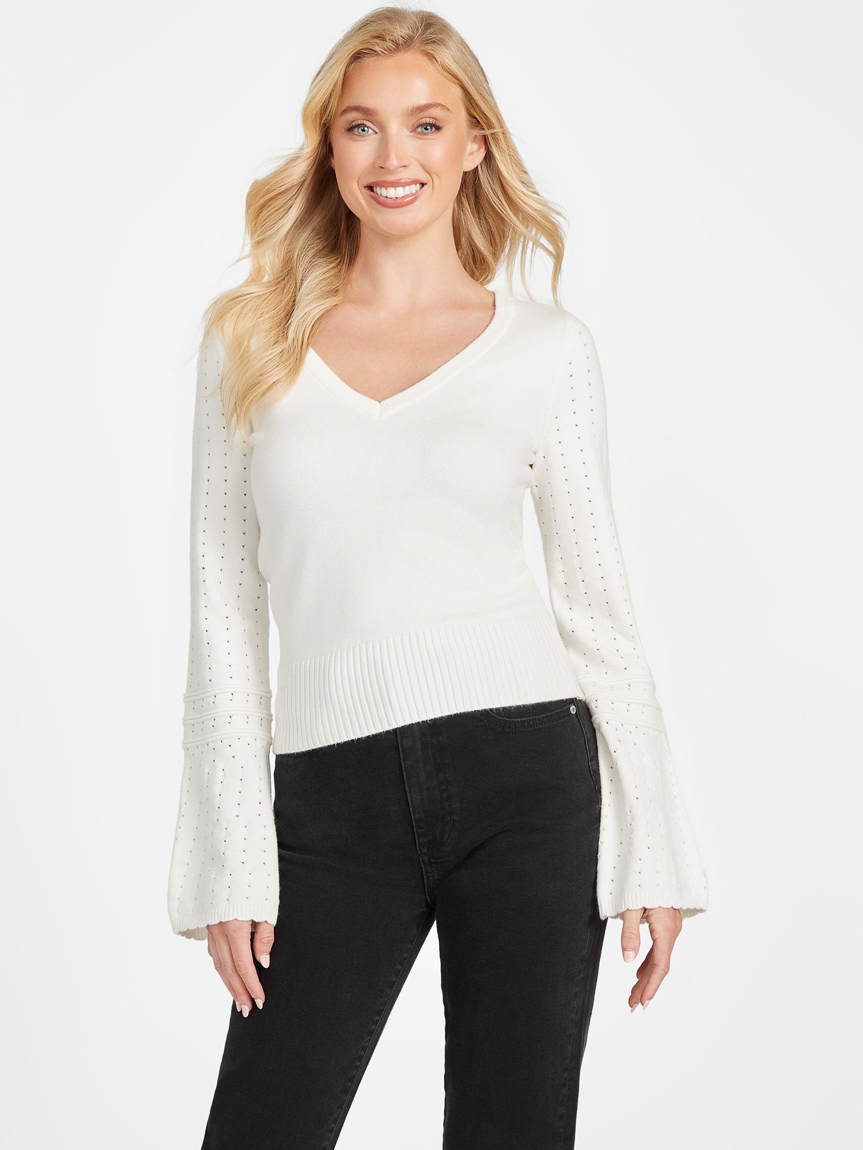 

Дженни Свитер Guess Factory, цвет dove white