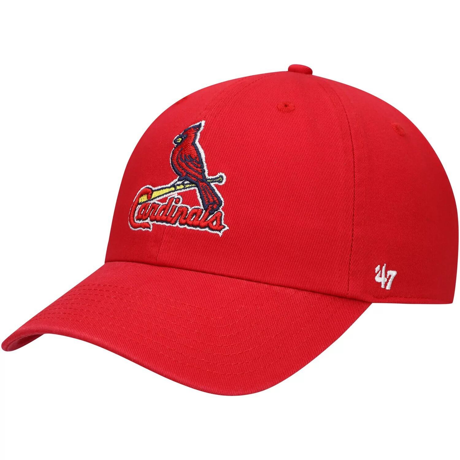 

Мужская красная регулируемая кепка St. Louis Cardinals '47 Clean Up
