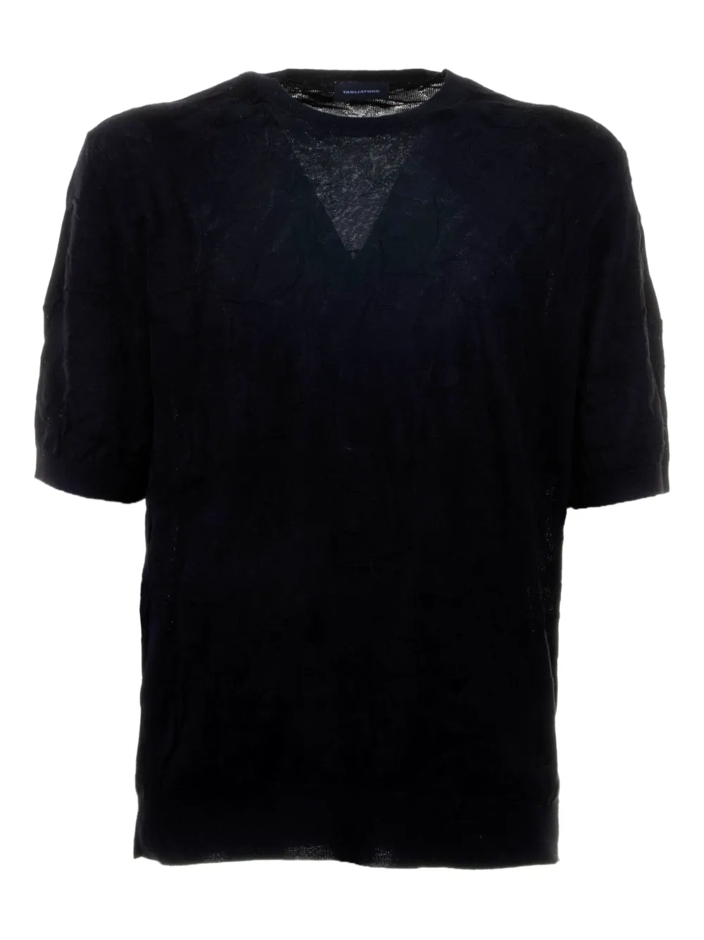 

Хлопковая футболка с короткими рукавами Tagliatore, черный