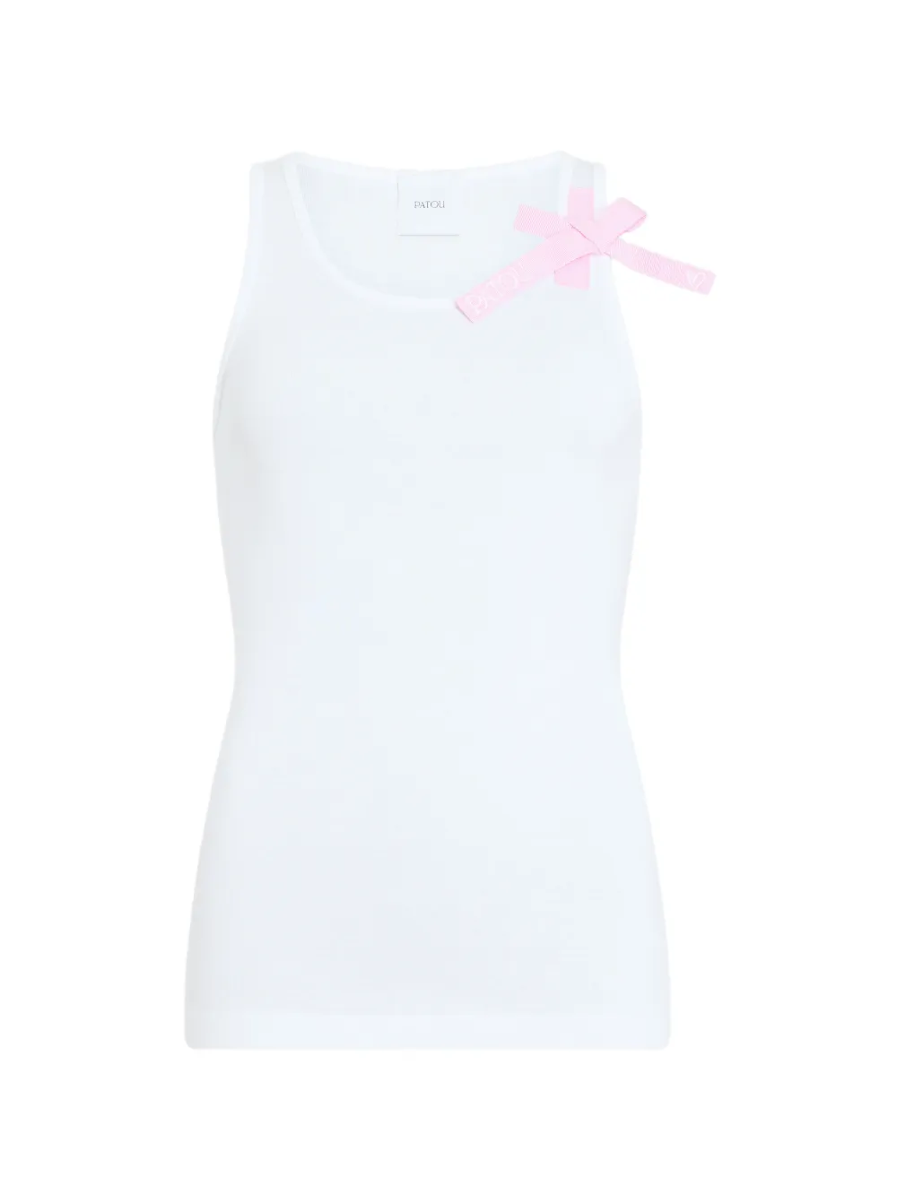 

Топ с логотипом Patou, белый