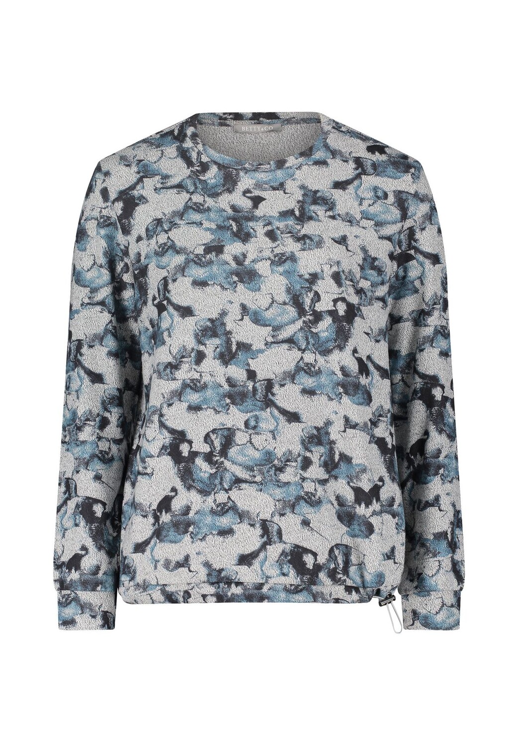 

Повседневная рубашка с кулиской BETTY & CO, цвет Grey/dark Blue
