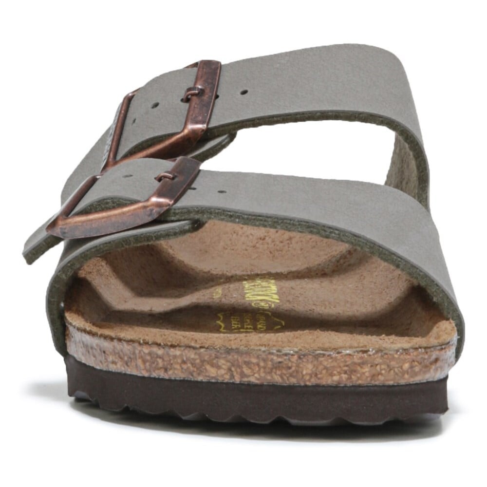 Женские сандалии со стелькой Arizona Birkenstock, серый — фото 3