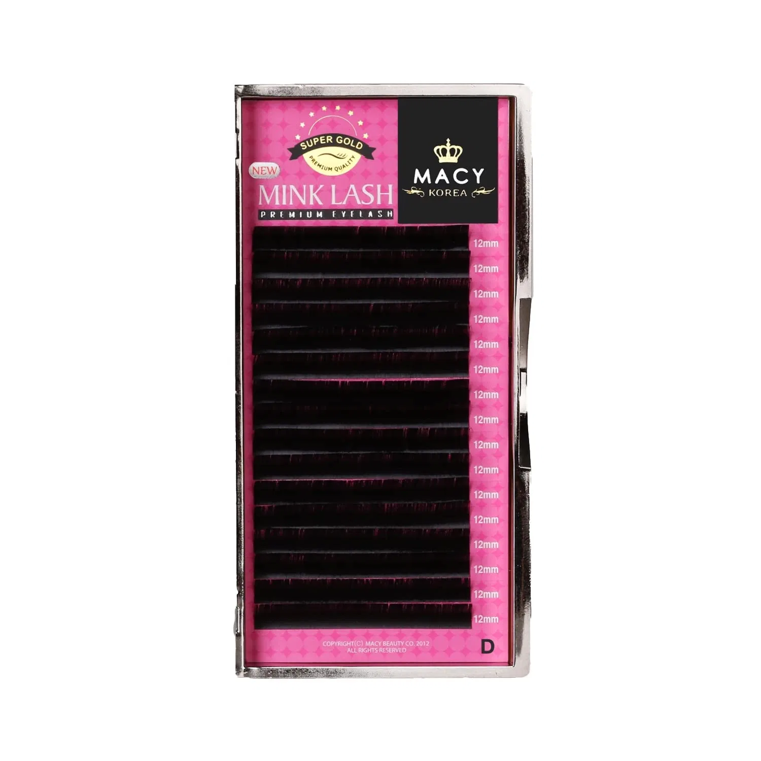 Индивидуальные ресницы Macy Mink Lashes для наращивания P-Beauty Cosmetic Accessories, D / 0.18 Mm