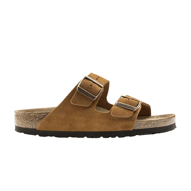 

Кроссовки Birkenstock Arizona Soft Footbed Mink, желто-коричневый