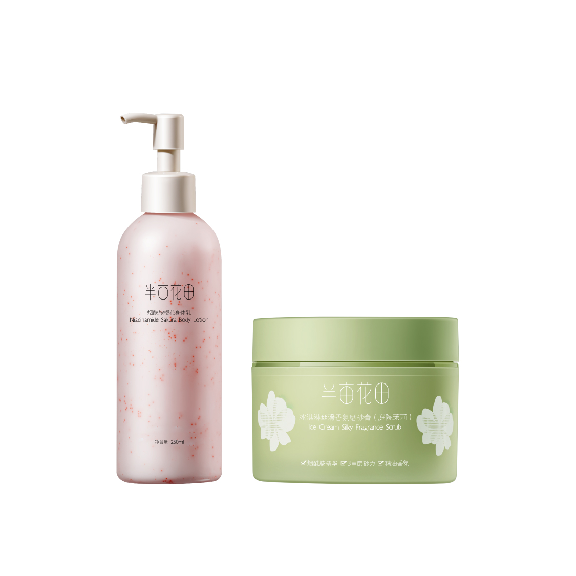 

Вишневый цвет скраб лосьон для тела душ комбинация отшелушивающий, увлажняющий, питательный 250мл+200г LITTLE DREAM GARDEN