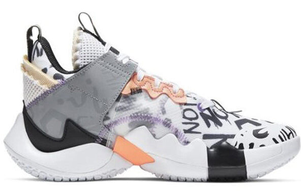 Кроссовки почему бы не zer0.2 se Air Jordan, белый — фото 2