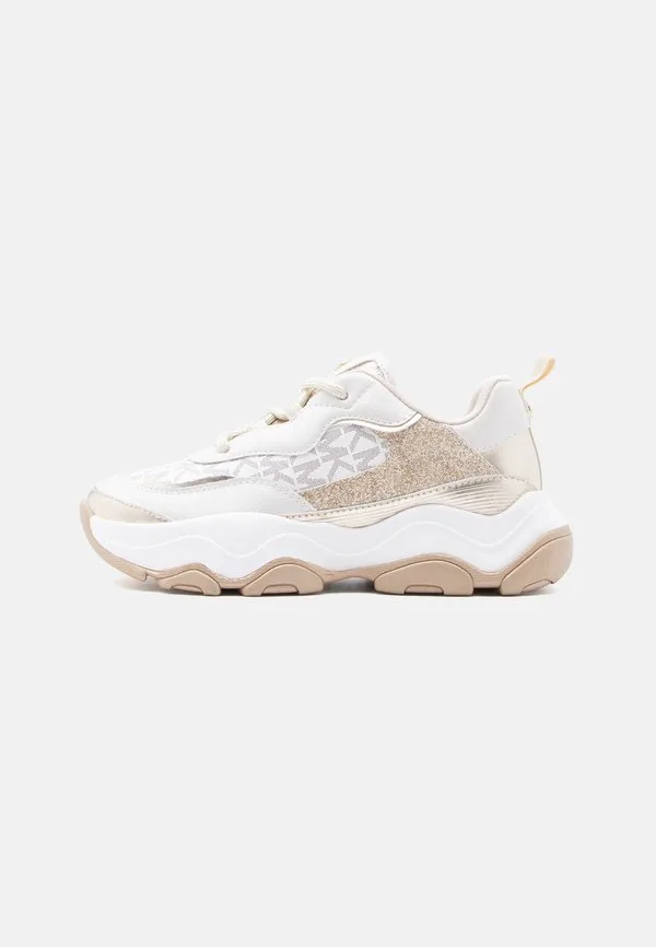 Кроссовки everest Michael Kors Kids, Vanilla/Pale Gold-Coloured Glam