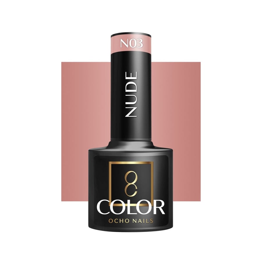 

OCHO NAILS Гибридный лак для ногтей нюд N03 -5 г Active Shop