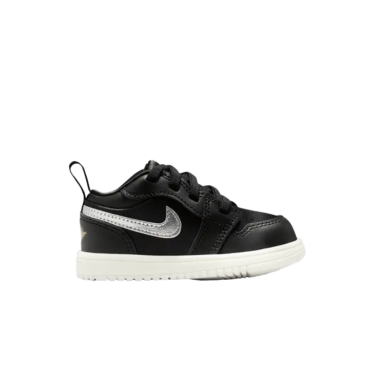 

Кроссовки Air Jordan Air Jordan 1 Low ALT SE TD 'Black Metallic Silver', черный