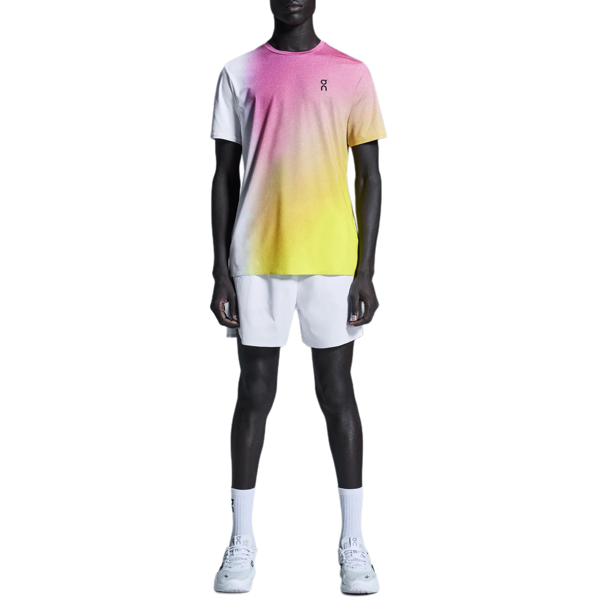 

On Футболка Court мужская белая | Lime