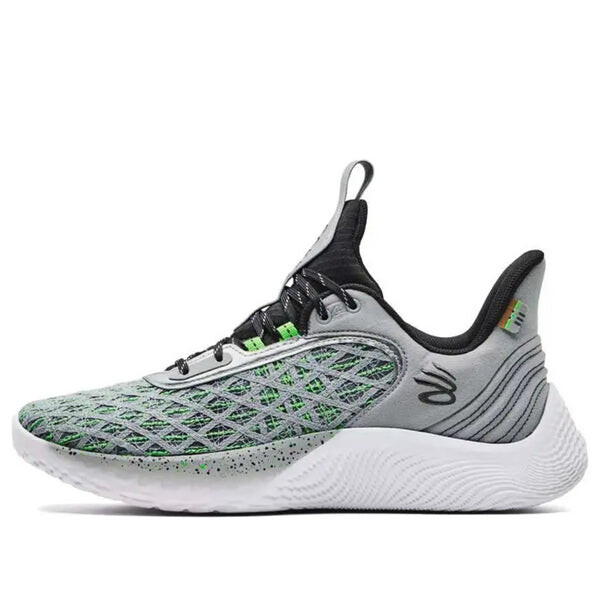 

Кроссовки curry flow 9 'sesame street oscar' Under Armour, серый