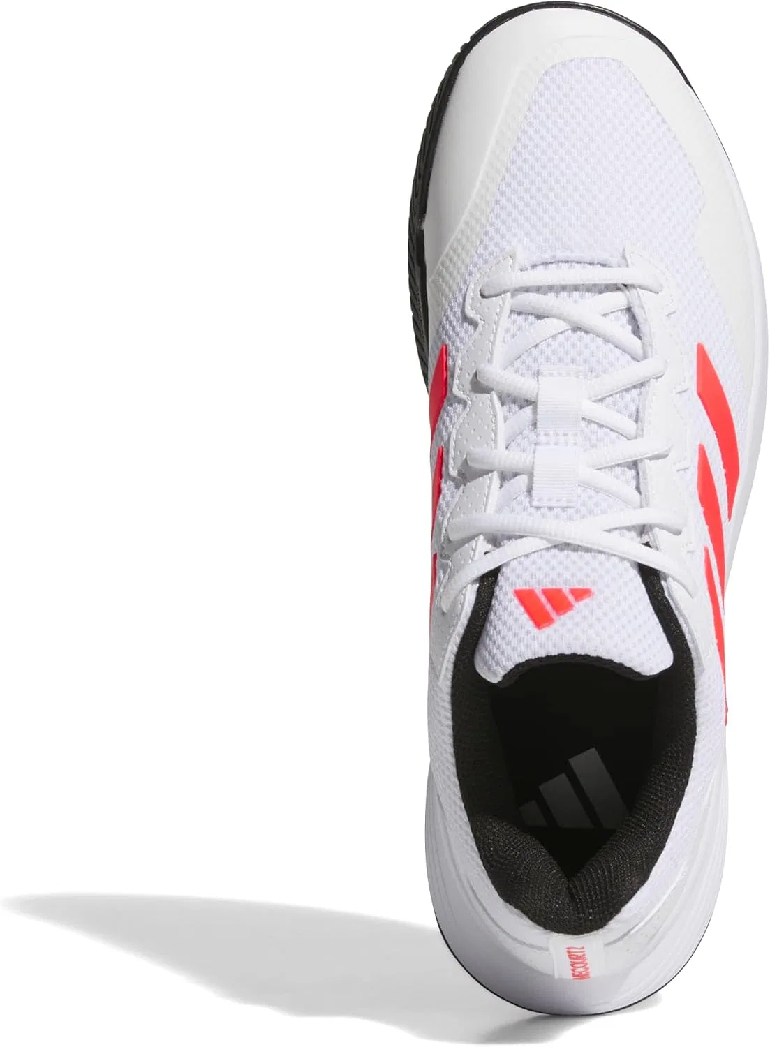 Кроссовки для тенниса adidas, White/Lucid Red/Black — фото 2
