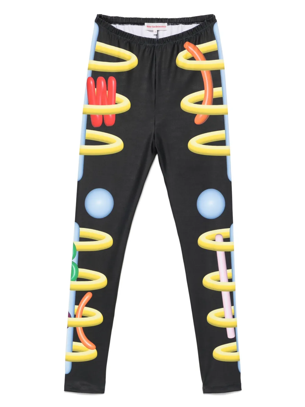 

Леггинсы Void Clown Bike Walter Van Beirendonck, черный
