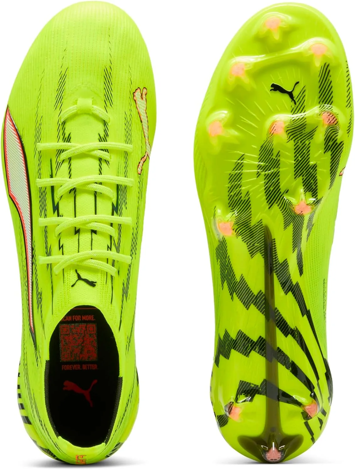 Кроссовки PUMA Ultra 6 Ultimate FG Dreamrush унисекс, желтый — фото 4