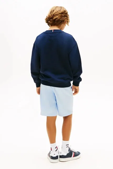 Кофта детская хлопок Tommy Hilfiger, синий — фото 4