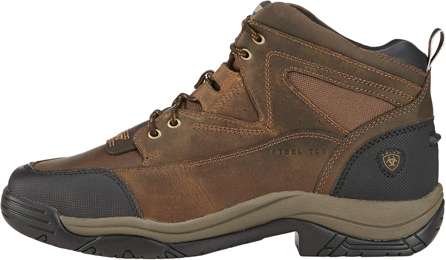 Мужские походные ботинки Ariat Terrain H2O медного цвета, коричневый — фото 2