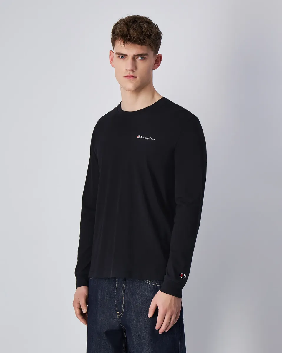 

Рубашка Champion с длинными рукавами "Crewneck Long Sleeve T-Shirt", цвет Nbk