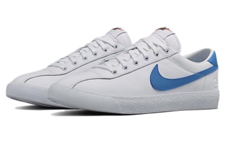 Кроссовки Fragment Design X Nike Zoom Lauderdale Skateboarding Shoes Men Low-top White/Blue, белый/синий — фото 3