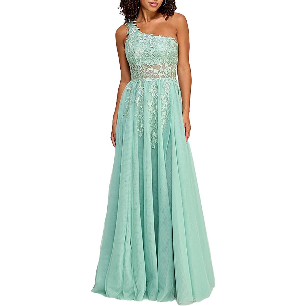 

Вечернее платье Juniors Womens Rhinestone Illusion TLC Say Yes To The Prom
